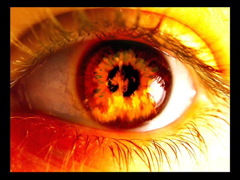close-up of an eye