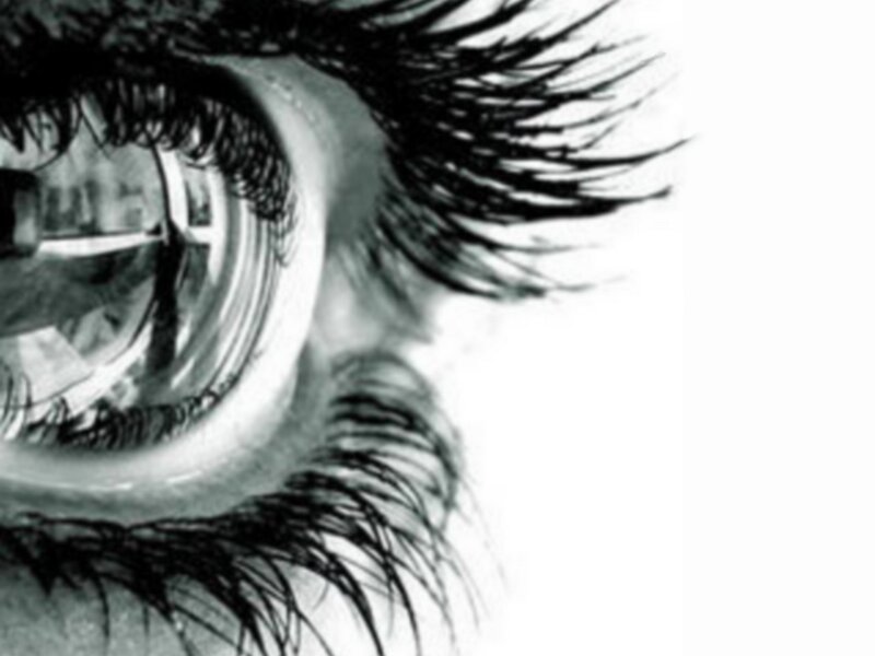 close-up of an eye