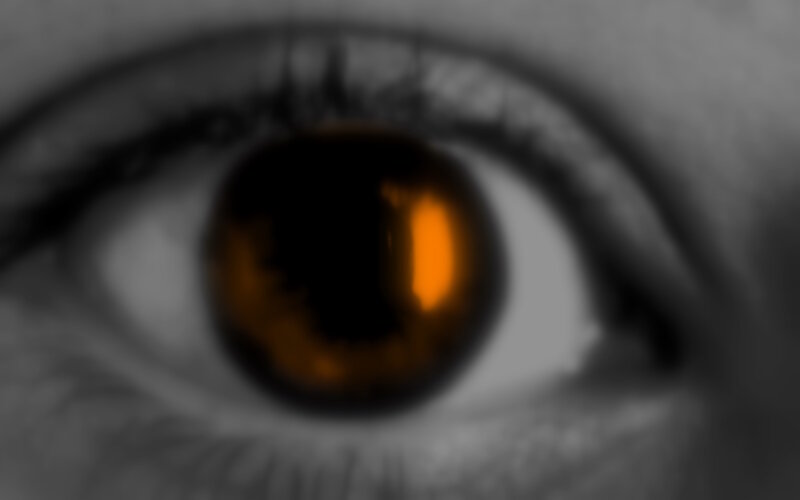 close-up of an eye