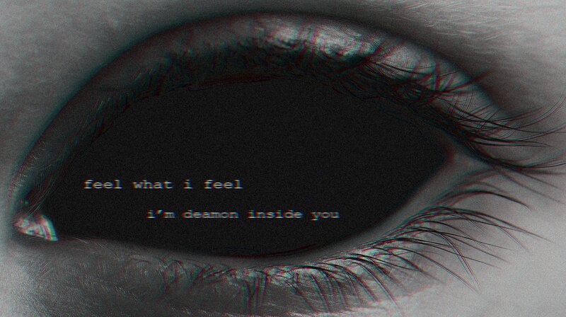 Close-up of an Eye — Black, Dark