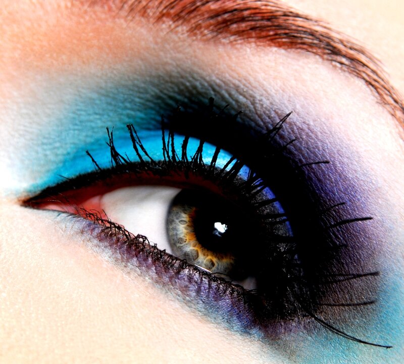 Close-up of an Eye — Blue, Dramatic, Photograph
