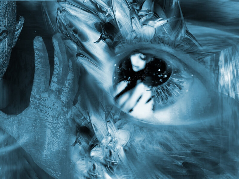 Close-up of an Eye — Blue