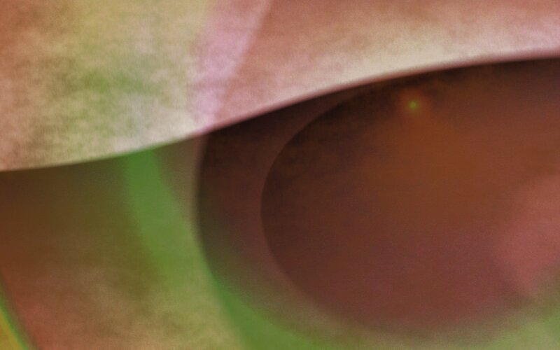 Close-up of an Eye — Brown, Abstract