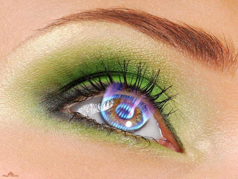 Close-up of an Eye — Green