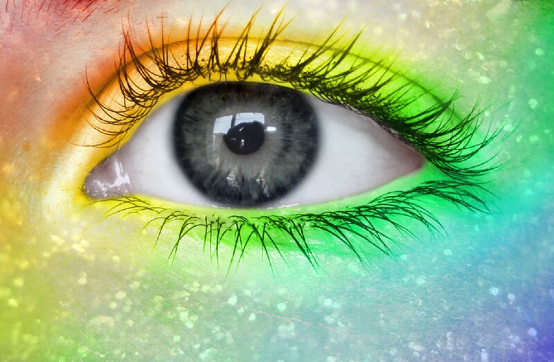 Close-up of an Eye — Green, Vibrant