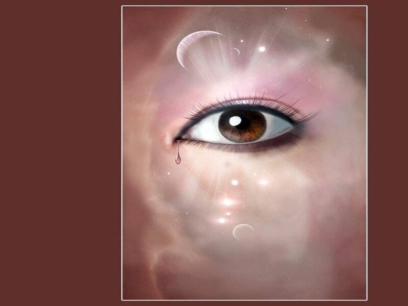 Close-up of an Eye — Pink