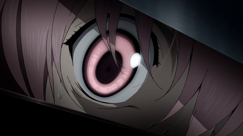 Close-up of an Eye — Purple, Dramatic, Anime