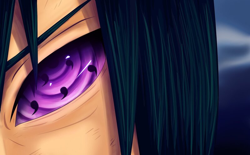 Close-up of an Eye — Purple, Dramatic, Night