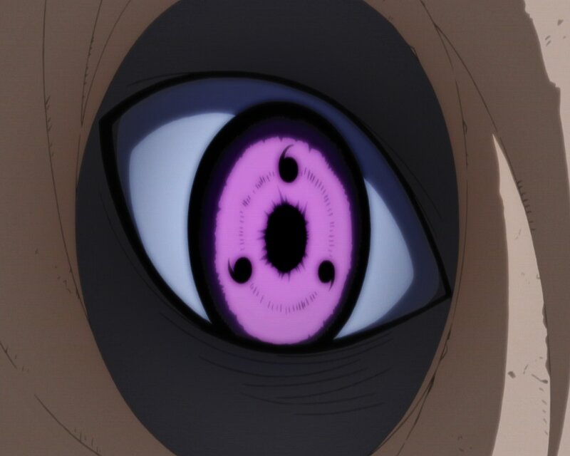 Close-up of an Eye — Purple, Intense
