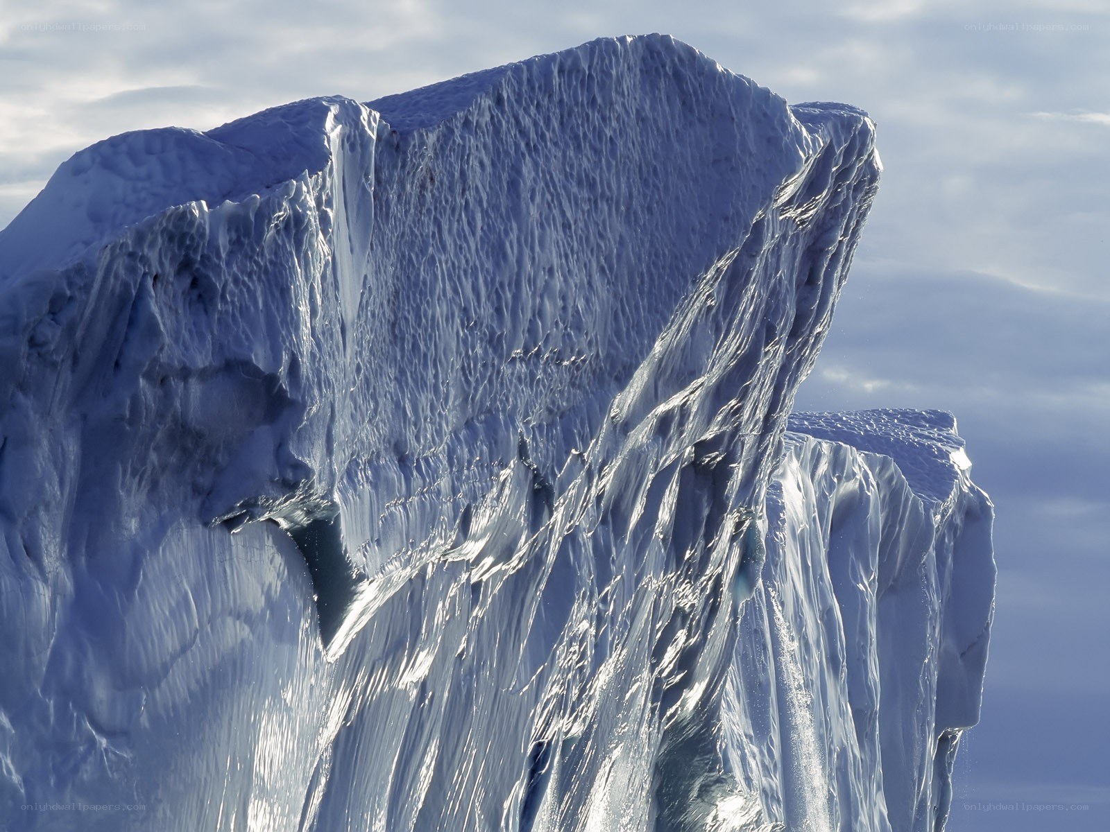 Close-up of an iceberg