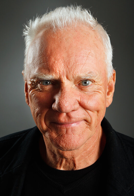 close-up of an older man