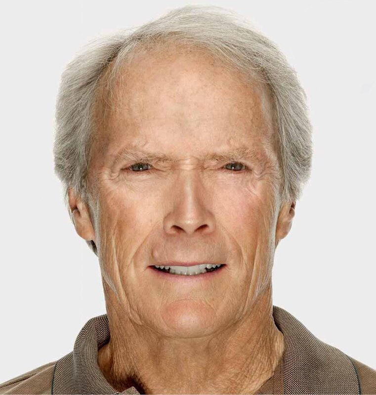 close-up of an older man