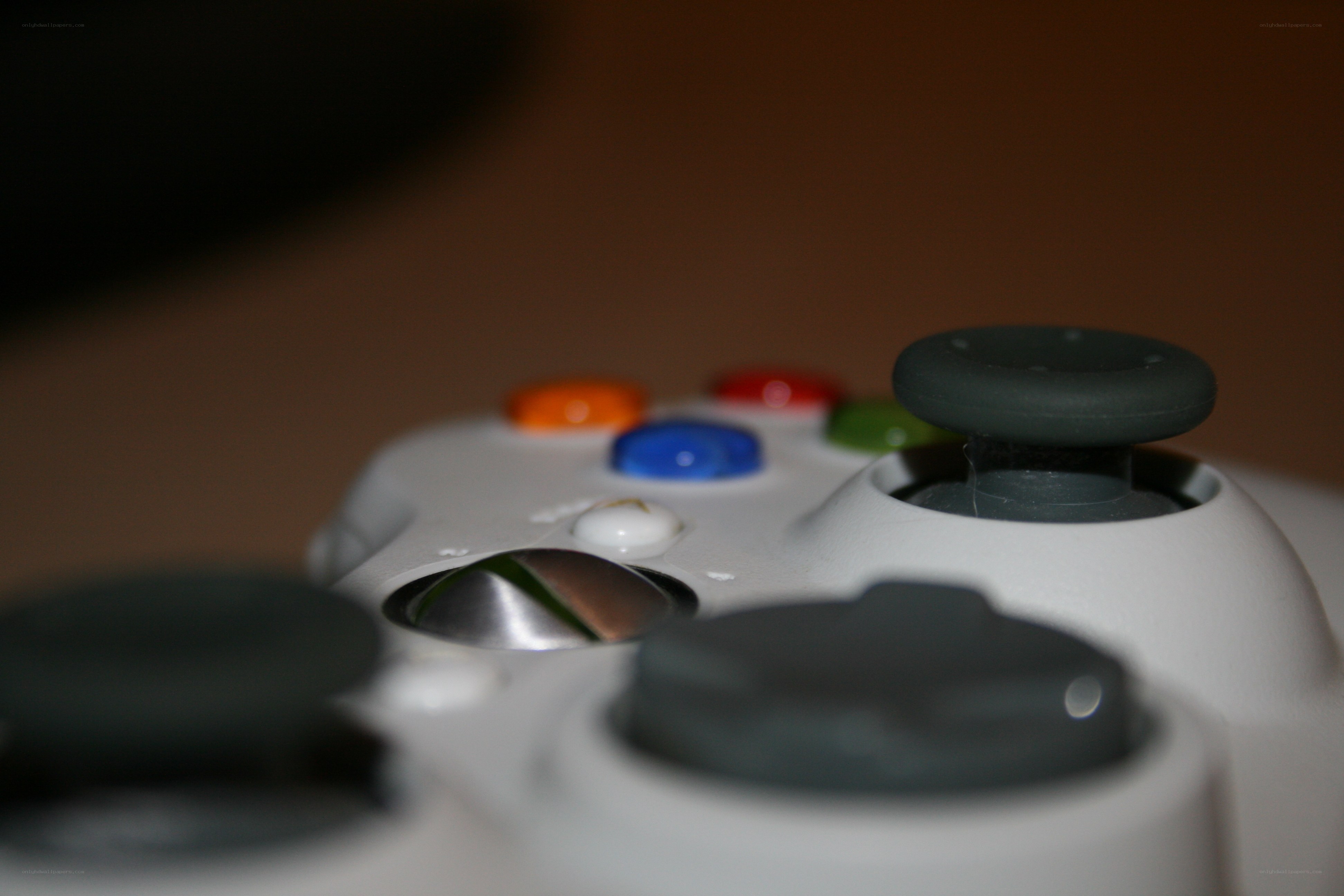 close-up of an Xbox controller