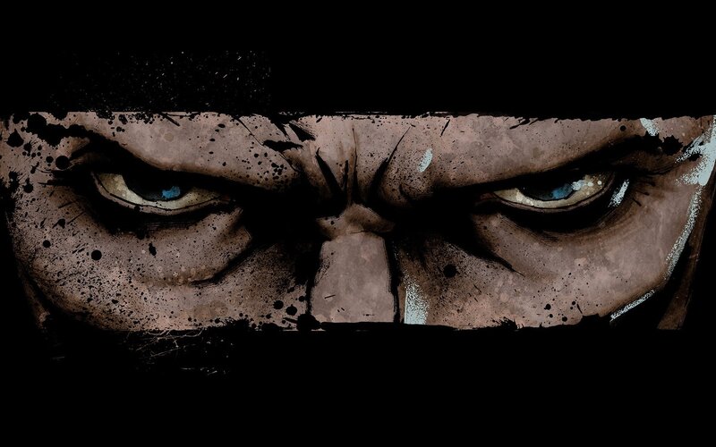 Close-up of Angry Eyes — Black, Intense, Dramatic