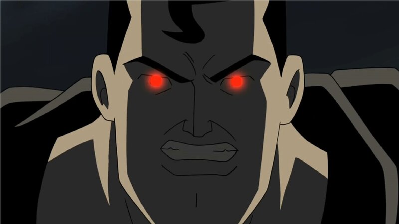 Close-up of Animated Character — Black, Intense