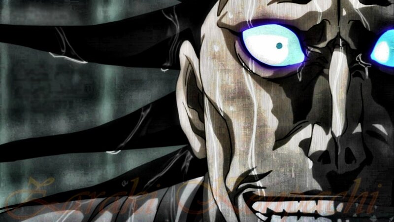 Close-up of Animated Face — Black