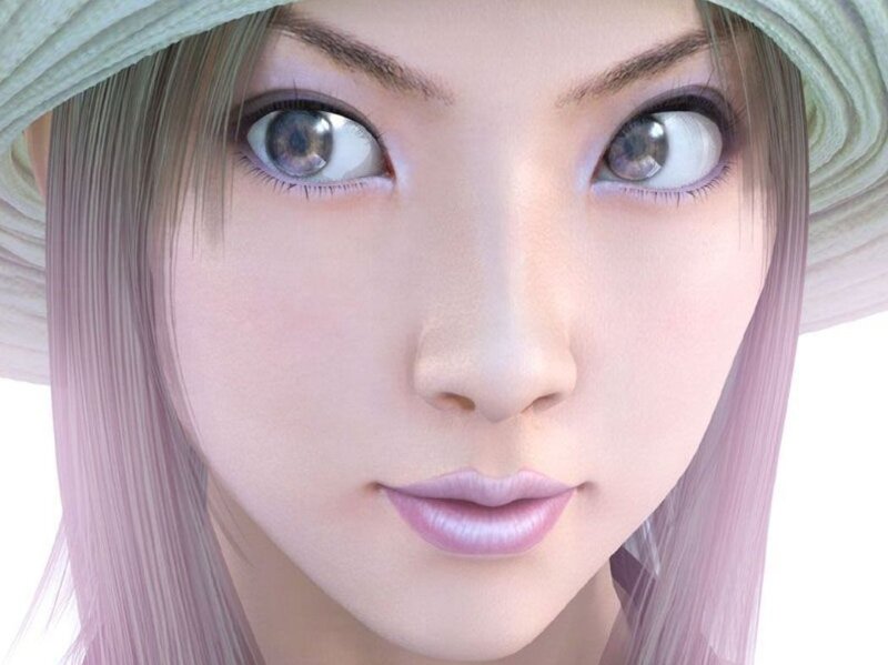 Close-up of Animated Woman