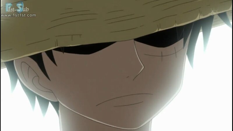 close-up of anime character