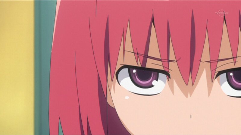 close-up of anime character