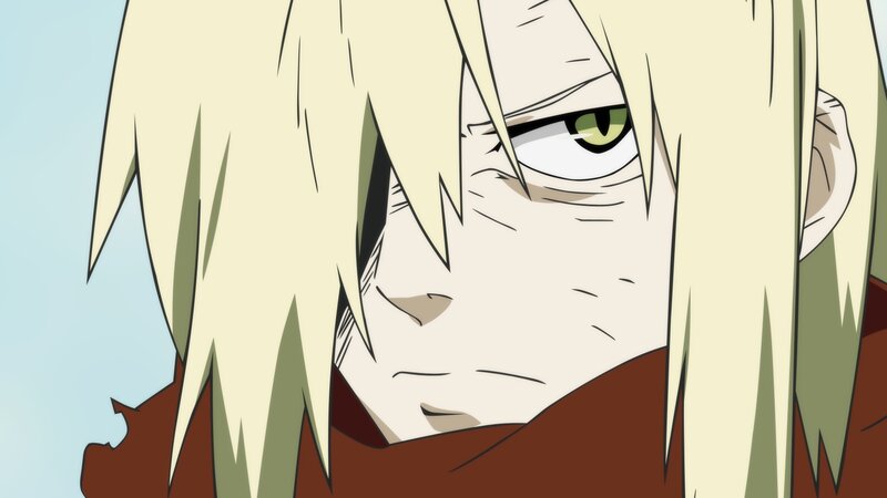 close-up of anime character