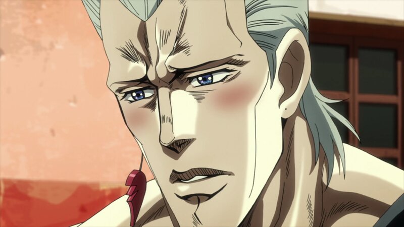 Close-up of Anime Character — Beige, Intense, Anime Character