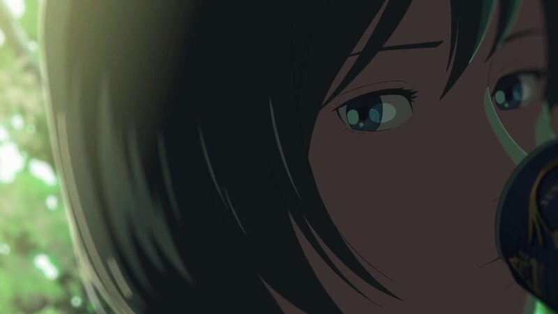 Close-up of Anime Character — Black, Calm