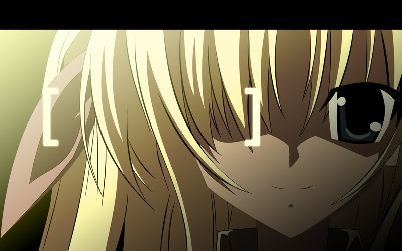 Close-up of Anime Character — Brown, Dramatic, Blonde Hair