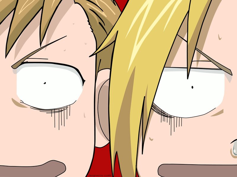 close-up of anime character eyes