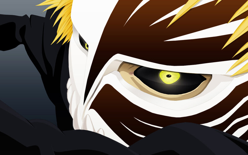 close-up of anime character eyes