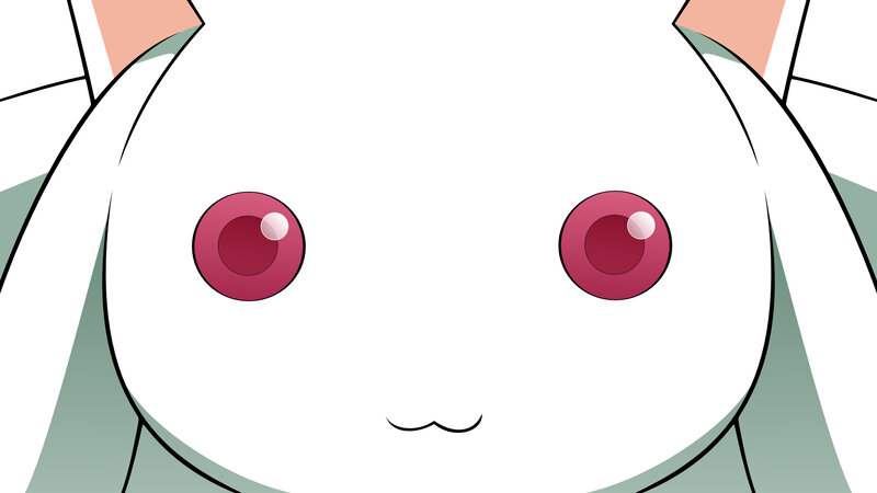 close-up of anime character face