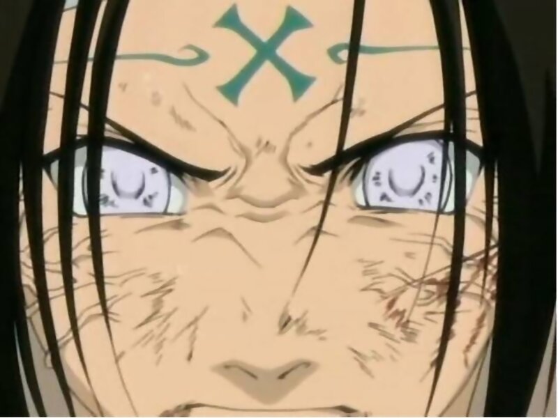Close-up of Anime Character Face — Brown