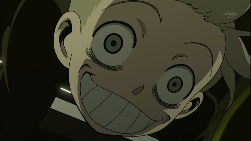Close-up of Anime Character — Gray, Dramatic, Face