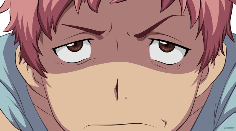 Close-up of Anime Character — Pink