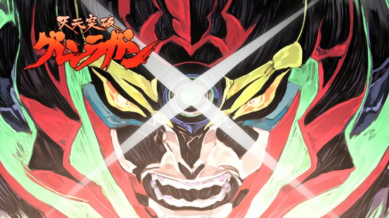 Close-up of Anime Character — Red, Dramatic, Text