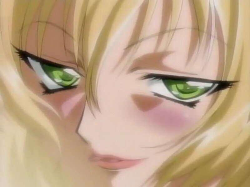 Close-up of Anime Character's Face — Blonde