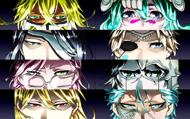 Close-up of Anime Characters