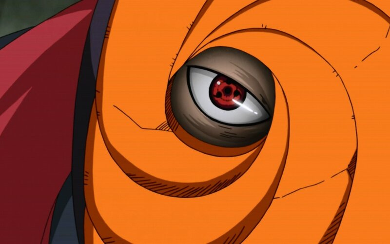 close-up of anime eye