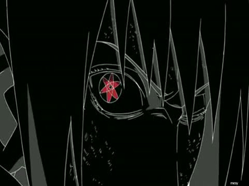 Close-up of Anime Eye — Black