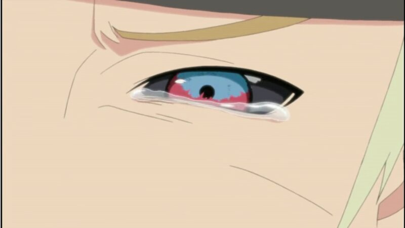 Close-up of Anime Eye — Blue, Dramatic
