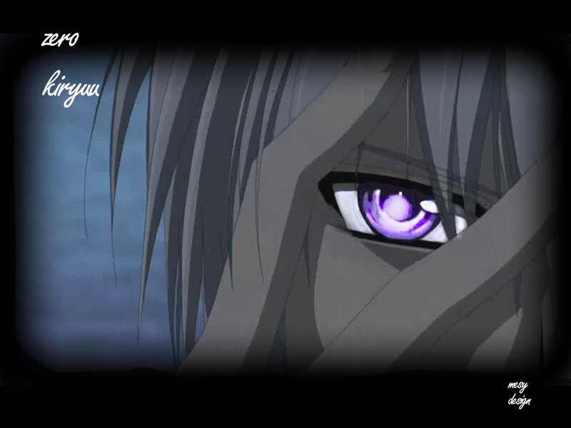 Close-up of Anime Eye — Purple