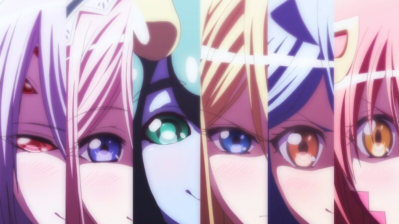 Close-up of Anime Eyes — Purple, Dramatic, Hair