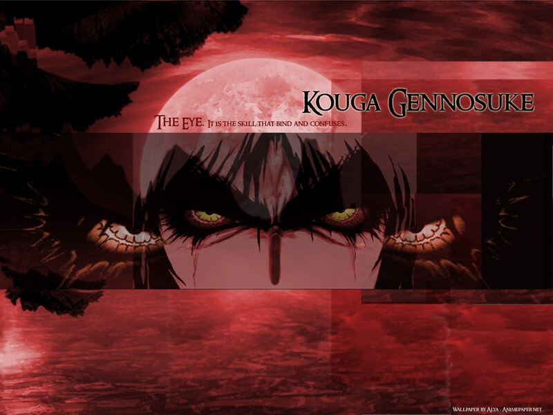 Close-up of Anime Eyes — Red