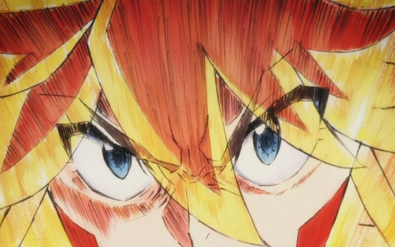 Close-up of Anime Eyes — Yellow