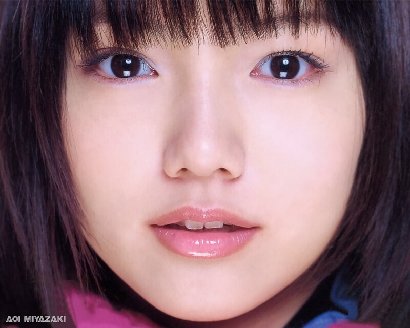 close-up of aoi miyazaki
