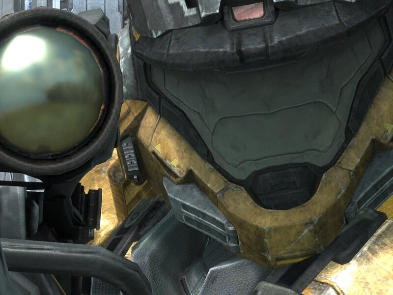 close-up of armored helmet