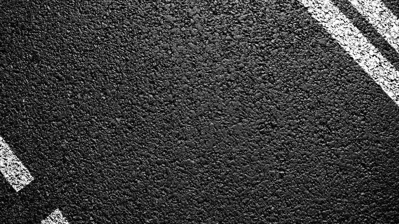 close-up of asphalt road surface