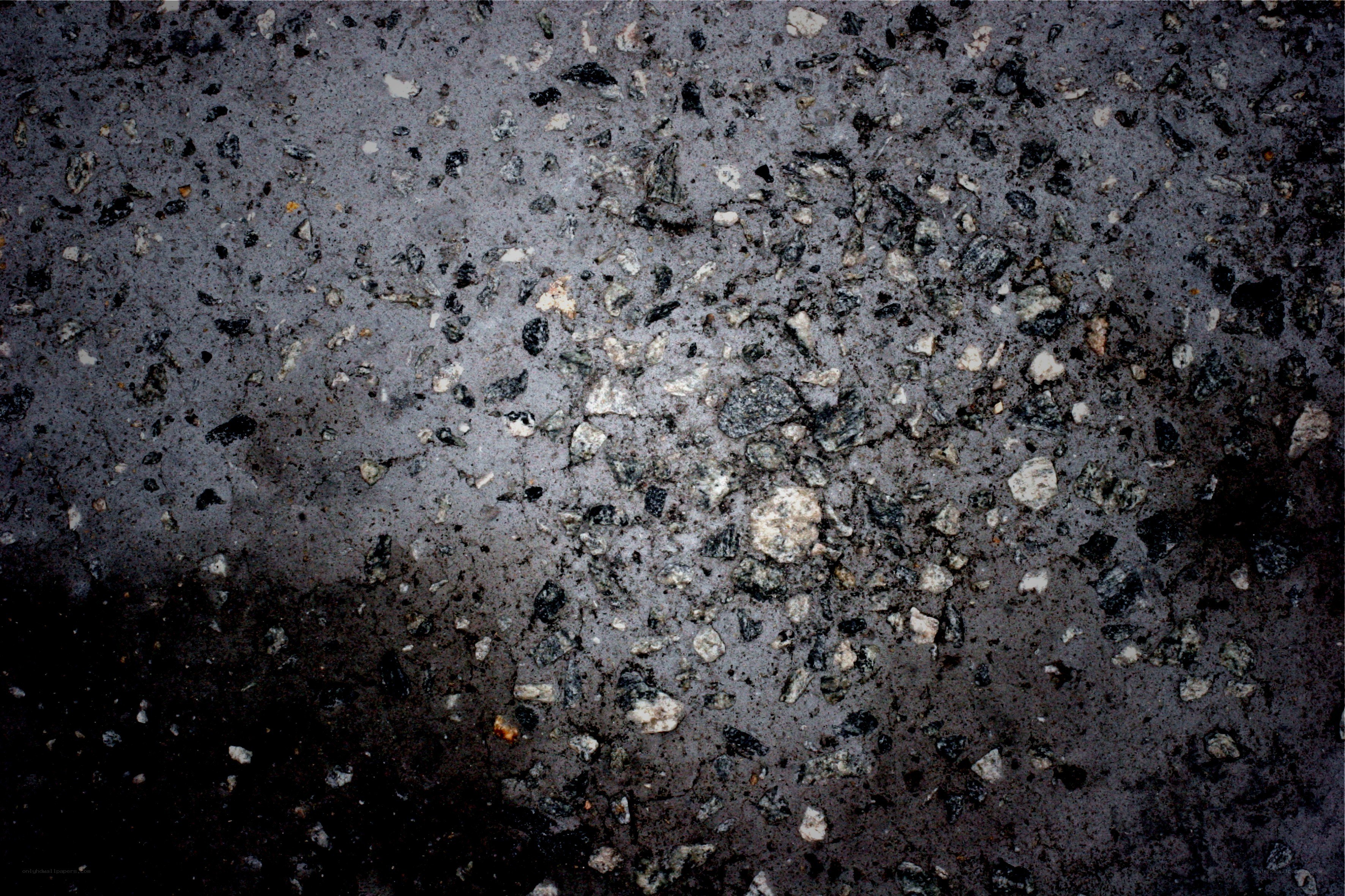 close-up of asphalt texture