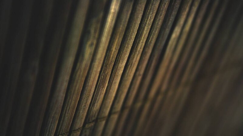 Close-up of Bamboo Slats