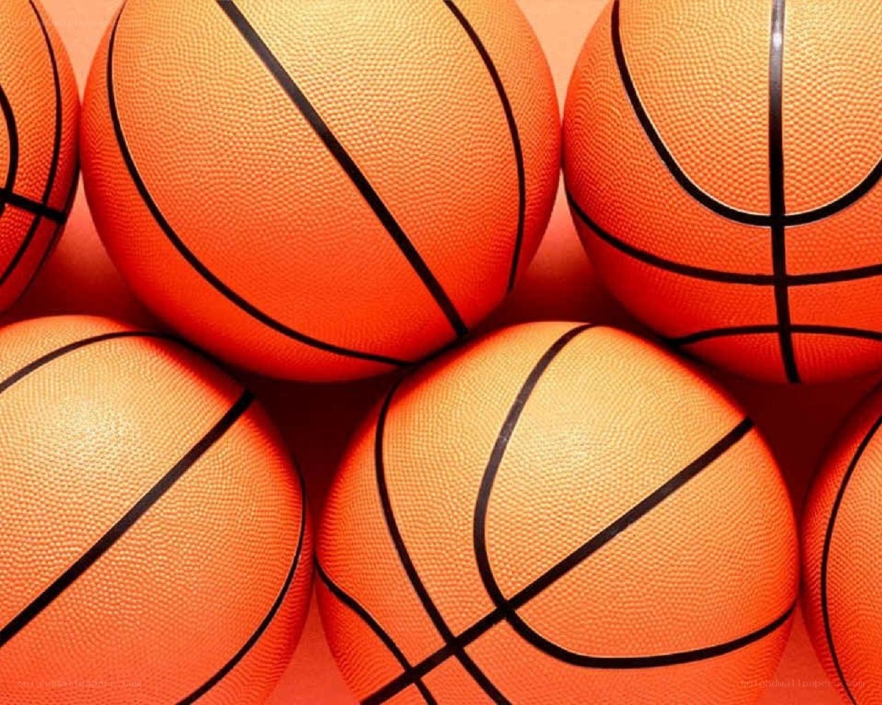 Close-up of basketballs