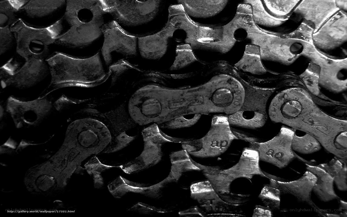 close-up of bicycle chain and gears